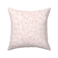 romantic pink fauna tonal girly nursery TerriConradDesigns