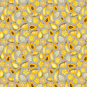 Yellow Fruits (gray)