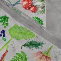 Brush Roll Canvas - Nature Journal