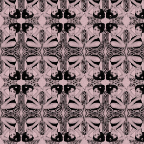 victorian damask in mauve 