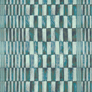 long_check_teal_mint_painted