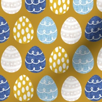 dijon easter eggs + goldie, cream, cerulean, sky