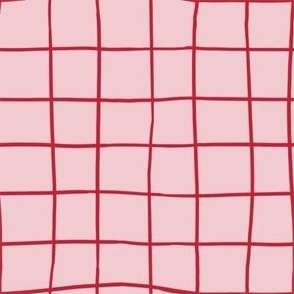 Red Pink Grids