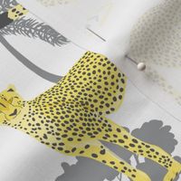 Cheetahs Yellow and Gray