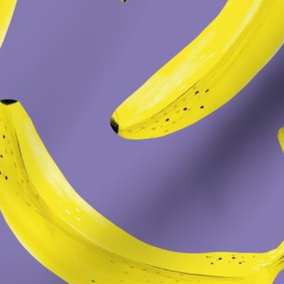 Banana Banana - Large Size on Purple