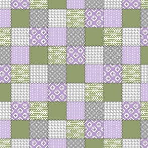 Rotated  Modern Granny Patchwork