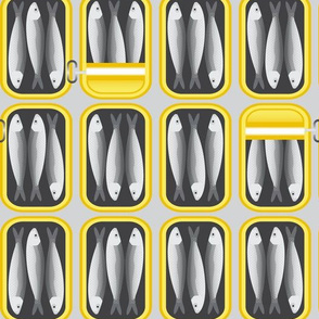 Normal scale • Can of sardines - Tuna Wallpaper