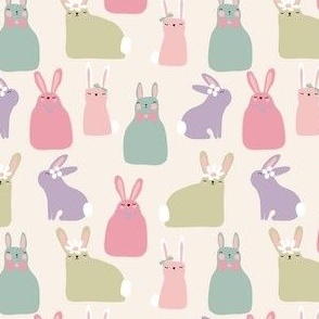 Easter Bunnies - Pastel Hoppy Easter collection