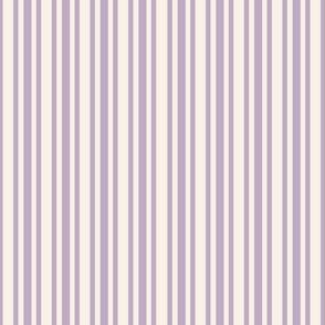 Lavender Ticking Stripe - Pastel Hoppy Spring collection