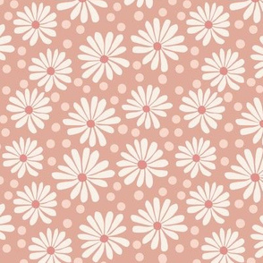 White daisies - Pink Hoppy Spring collection