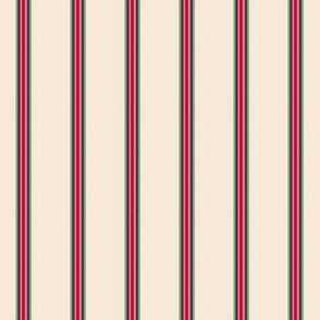 V day stripe cream multi