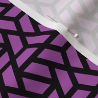 Geometric Pattern: Aperture: Purple/Black