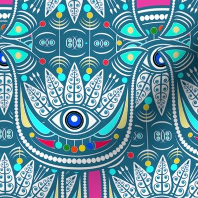 Ethnic evil eye protection,pattern 