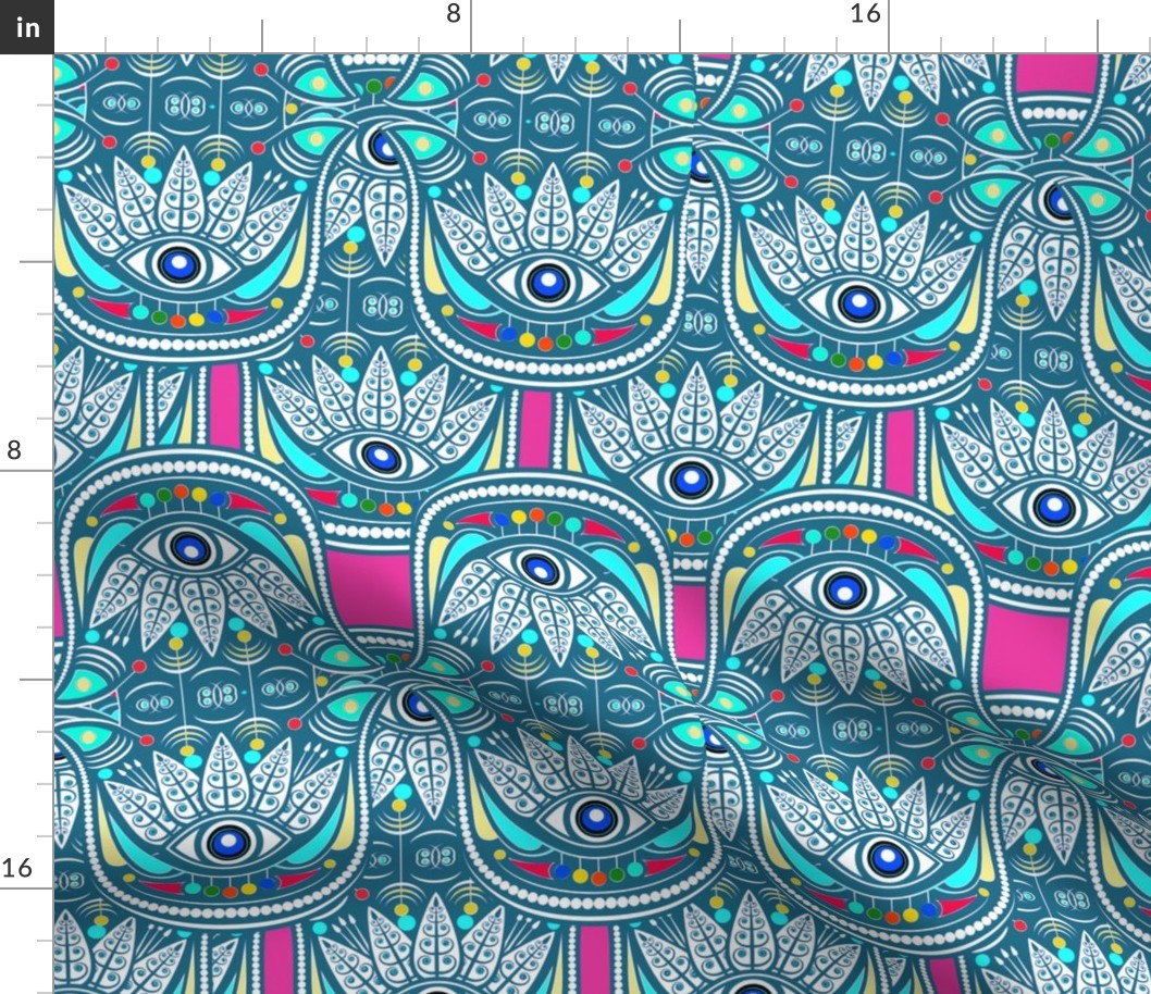 Ethnic evil eye protection,pattern 