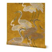 Deco Cranes - Golden Hour - Large Scale