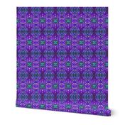 Psychedelic Purple Retro Gypsy Stripe