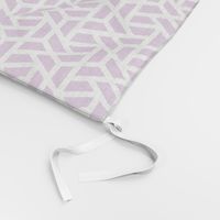 Geometric Pattern: Aperture: Purple/White