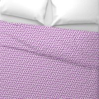 Geometric Pattern: Aperture: Purple/White