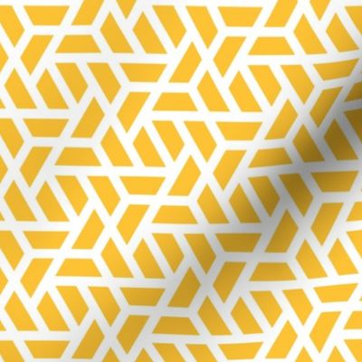 Geometric Pattern: Aperture: Yellow/White