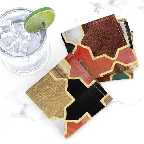 Twilight Moroccan - a textured tile pattern - large