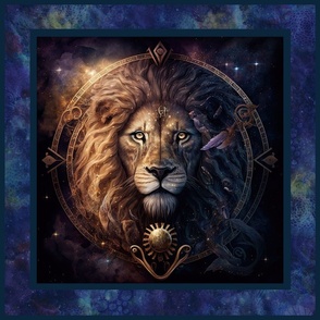 LEO PANEL FANTASY ZODIAC FLWRHT