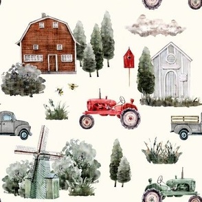 Vintage Farm / Cream