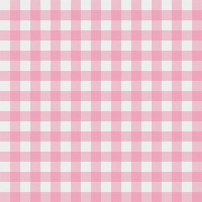 Pink Gingham Linen