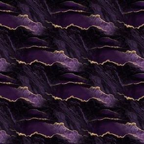 custom scale smaller purple gold abstract flwrht