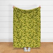 Banana Slugs Green Large Print