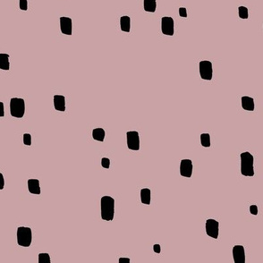 Messy minimalist Scandinavian spots abstract trend brush strokes boho mauve lilac purple
