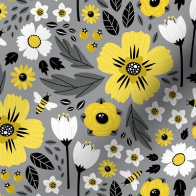 Bumble Bee Floral