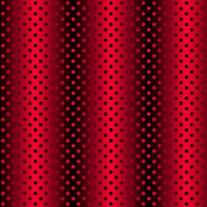 Shimmering Polka Dots Red and Black