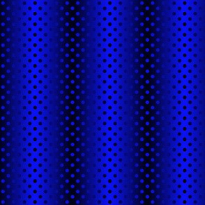 Shimmering Polka Dots Blue and Black