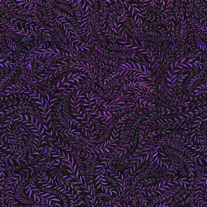 Very purple foliage on dark, structured background