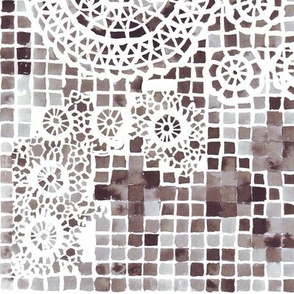 mosaic doily