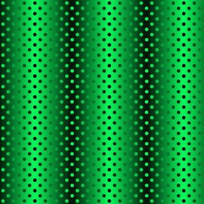 Shimmering Polka Dots Green and Black