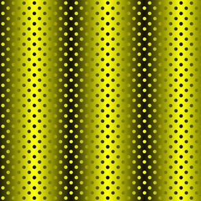 Shimmering Polka Dots Yellow and Black