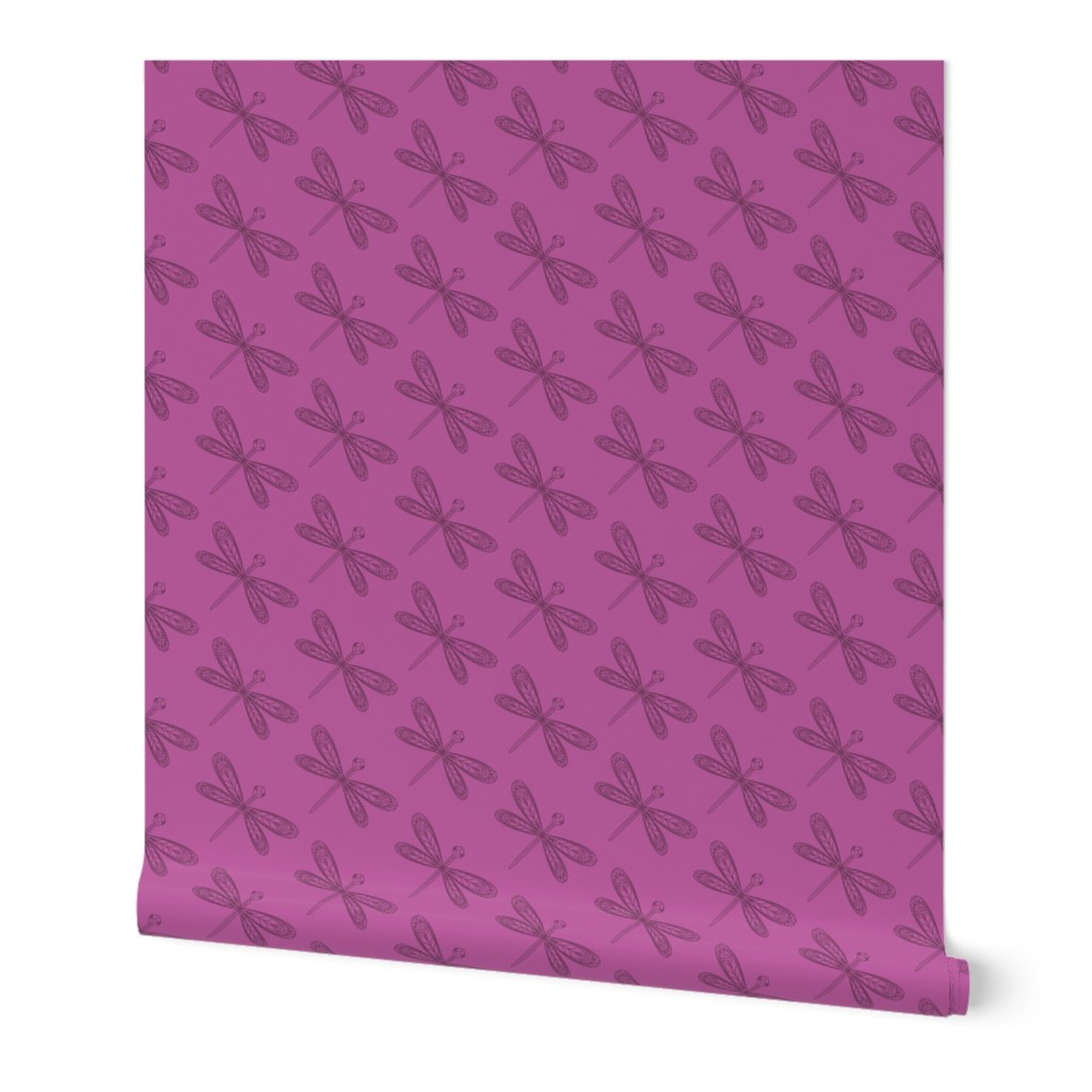 Dragonfly Diagonal Radiant Orchid M