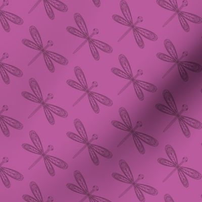 Dragonfly Diagonal Radiant Orchid M