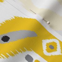 Eastlyn - Ikat Geometric Yellow Jumbo Scale