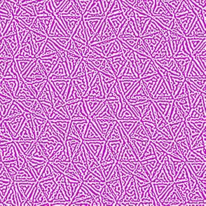 tiny triangles Turing texture #3 - bright plum and white