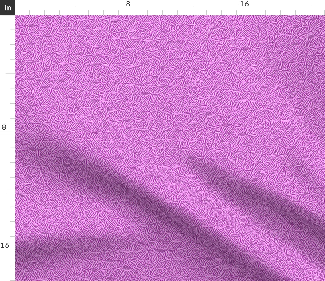 tiny triangles Turing texture #3 - bright plum and white