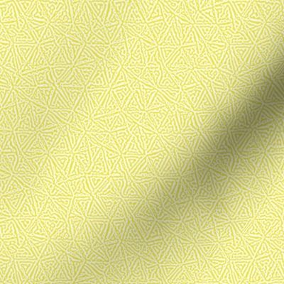 tiny triangles Turing texture #3 - sunshine yellow and white