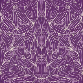 Symmetrical leaves - purple