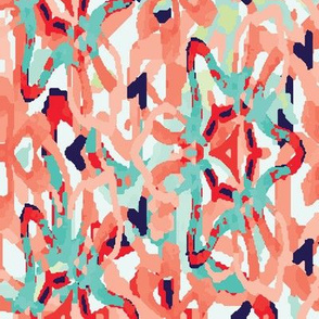 bright abstract summertime pattern by rysunki_malunki