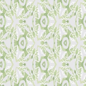 pale green and gray botanical by rysunki_malunki