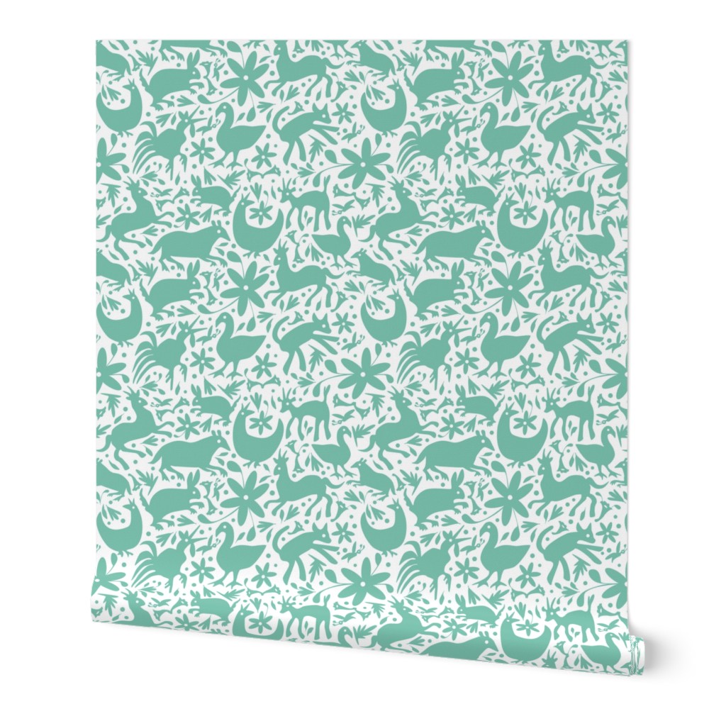 Mexico Springtime: Mint on White (Large Scale)