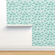 Mexico Springtime: Mint on White (Large Scale)