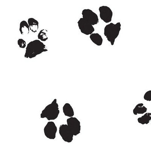 Paws Black and White LARGE