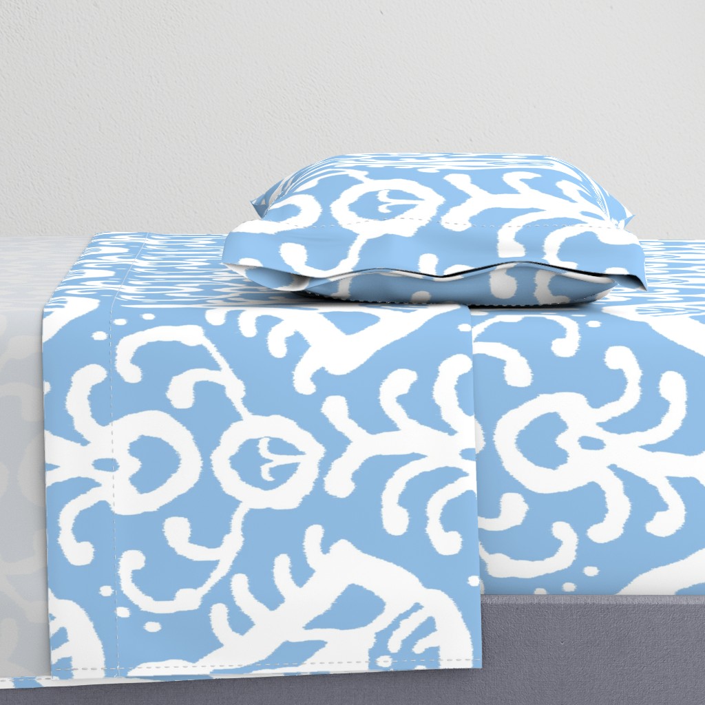 Baby Blue Ikat